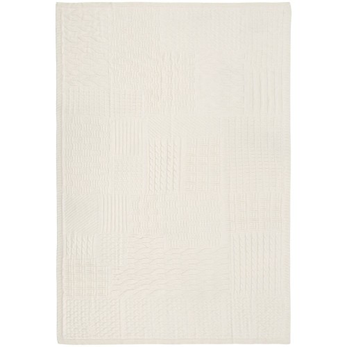 Плед Snippet, молочно-белый