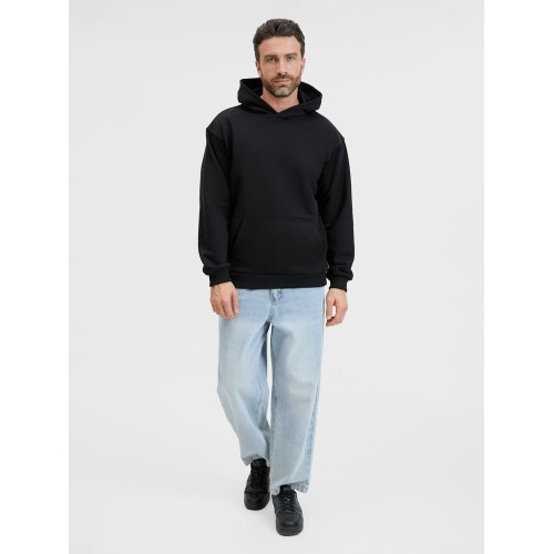 Худи унисекс оверсайз Songo, черное