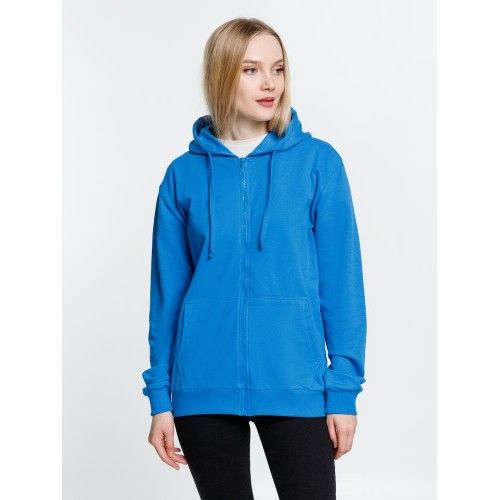 Толстовка на молнии с капюшоном Siverga 2.0, бирюзовая
