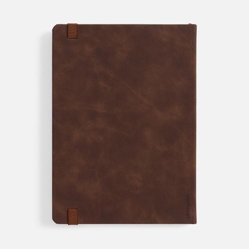 Ежедневник Urban Metal, недатированный, коричневый