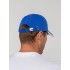 Бейсболка Honor, ярко-синяя с белым кантом