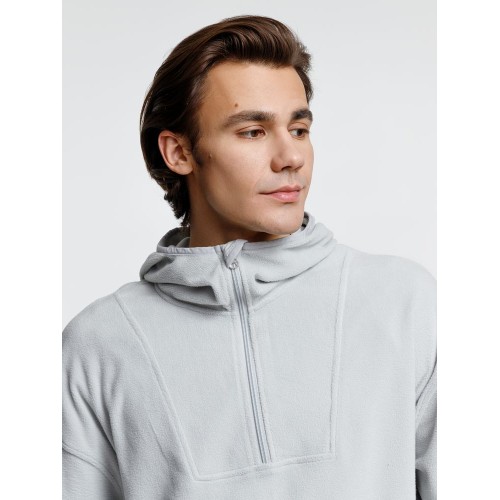 Анорак флисовый унисекс Fliska, светло-серый