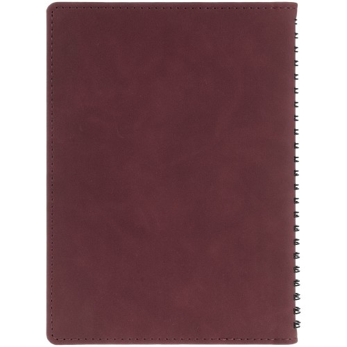 Ежедневник Spring Urban на заказ, недатированный, бордовый