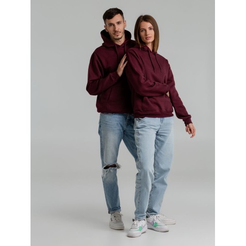 Толстовка с капюшоном Snake II бордовая