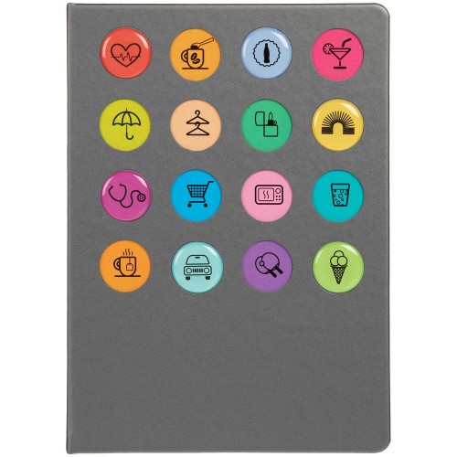 Ежедневник «История изобретений», недатированный, серый