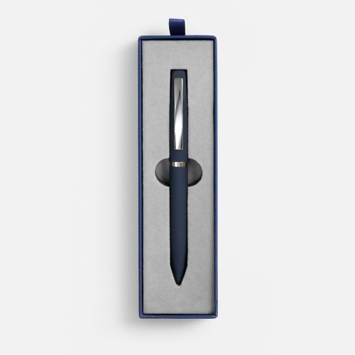 Ручка шариковая Bolt Soft Touch в футляре, синяя