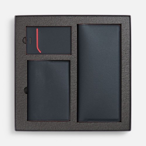 Набор Multimo Simple, черный с красным