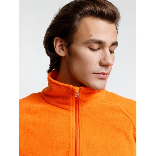 Куртка флисовая унисекс Fliska, оранжевая