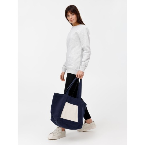 Шопер Shophop, синий с неокрашенным