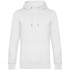 Толстовка с капюшоном унисекс King, белая