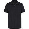 Рубашка поло унисекс Pacific, черная Рубашка поло унисекс Pacific, черная