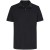 Рубашка поло унисекс Pacific, черная Рубашка поло унисекс Pacific, черная