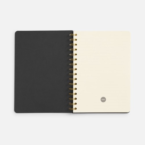 Ежедневник Spiral, недатированный, черный