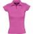 Рубашка поло женская без пуговиц Pretty 220, ярко-розовая