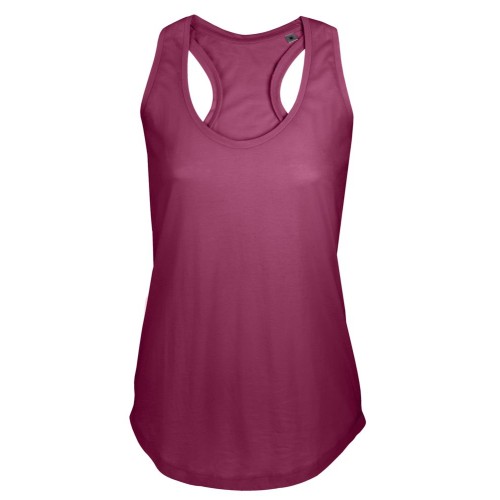 Майка женская Moka 110, темно-розовая (малиновая)