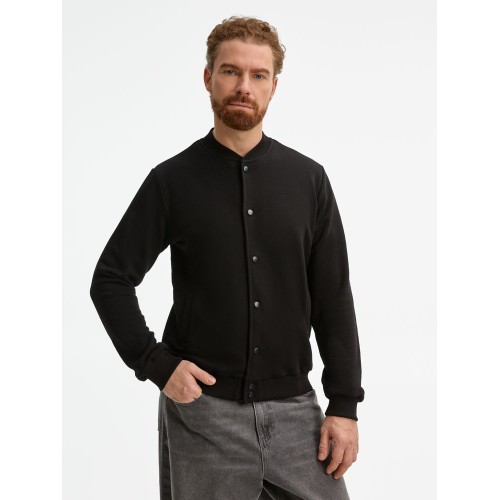 Бомбер унисекс Nuppu, черный