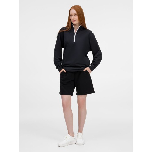 Свитшот на молнии Morfiss, черный