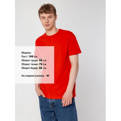 Футболка унисекс T-Bolka 160, красная