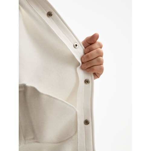 Бомбер унисекс AtmosWear, молочно-белый