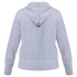 Толстовка женская Hooded Full Zip серый меланж