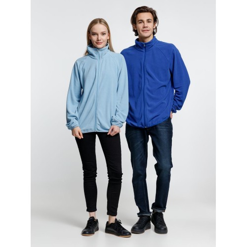 Куртка флисовая унисекс Fliska, голубая