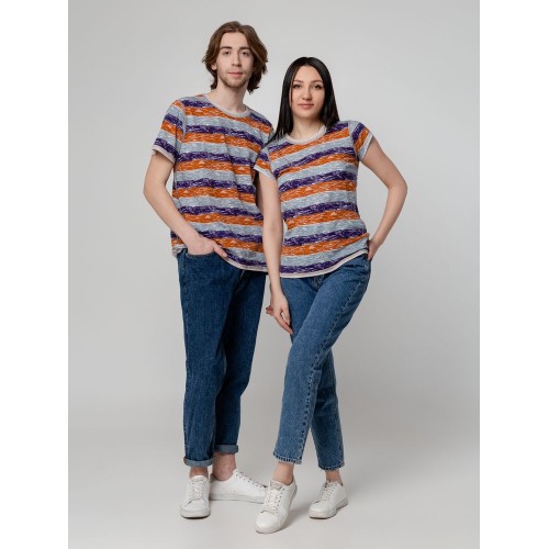 Футболка женская Rayet Lady двусторонняя, оранжевая с фиолетовым