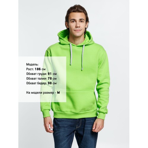Толстовка с капюшоном Kirenga Heavy, зеленое яблоко