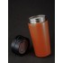 Термостакан с ситечком No Leak Infuser, оранжевый