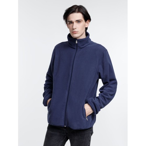 Куртка флисовая унисекс Nesse, темно-синяя