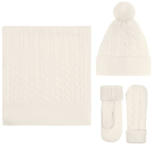 Варежки Heat Trick, белые (молочные)