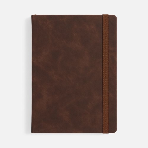 Ежедневник Urban Hard, недатированный, коричневый
