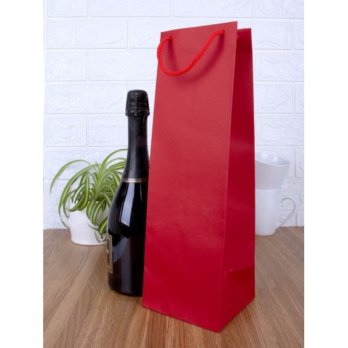 Пакет под бутылку Vindemia, красный
