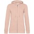 Толстовка на молнии с капюшоном женская BNC Inspire (Organic), розовая