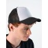 Бейсболка Bubble, черная с белым