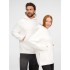 Худи унисекс оверсайз Easy Street, молочно-белое
