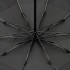 Зонт обратного сложения twoGether с двойным куполом, черный