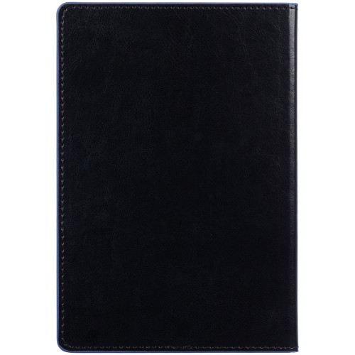 Ежедневник Alanis, недатированный, черный с синим