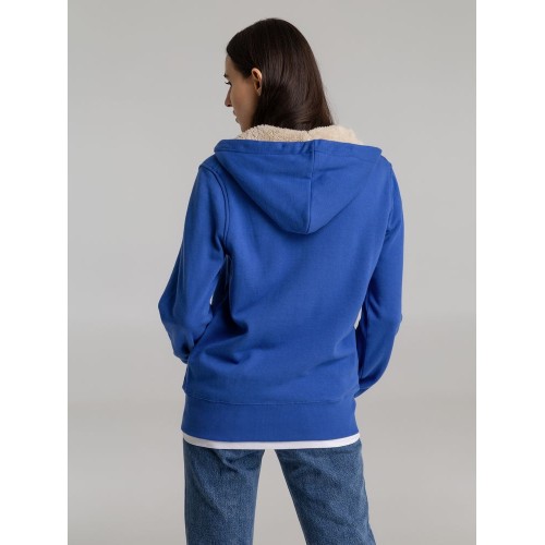 Толстовка унисекс на молнии Sherpa 280, ярко-синяя