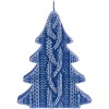 Свеча Kniteam, елка, синяя Свеча Kniteam, елка, синяя