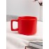 Чашка Jumbo в коробке матовая, красная