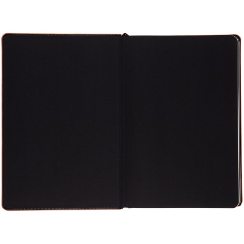 Ежедневник Alanis, недатированный, черный с красным