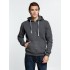 Толстовка на молнии с капюшоном Siverga Heavy, темно-серая (графит)