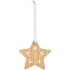 Деревянная подвеска Christmate, звезда