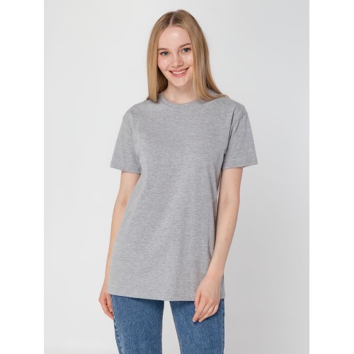 Футболка унисекс T-Bolka 160, серый меланж