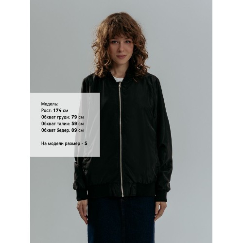 Бомбер Wigton, черный