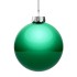 Елочный шар Finery Gloss, 10 см, глянцевый зеленый