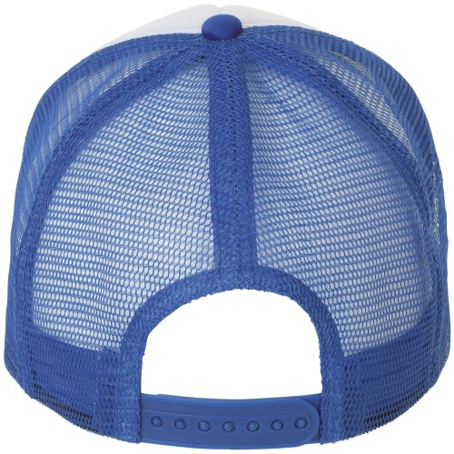 Бейсболка Bubble, синяя с белым