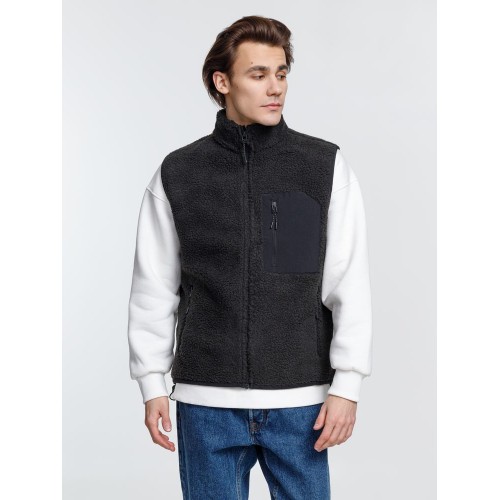 Жилет унисекс Fury BW, темно-серый (графит)