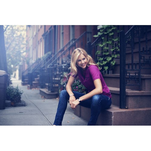 Рубашка поло стретч женская Albatross, черная