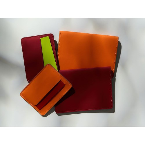 Чехол для карточек Shall Simple, красный